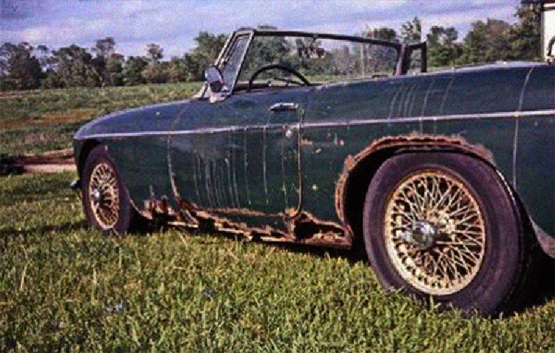 Severe rust examples - MGB V8 - Bespoke MGB, Terry Lucas